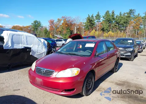 2005 Toyota Corolla Le z USA, uszkodzony, nr VIN 2T1BR32E75C374532